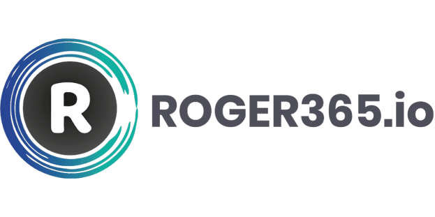 Logo R PNG - met bedrijfsnaam grijs - Poppins Bold - 800x400